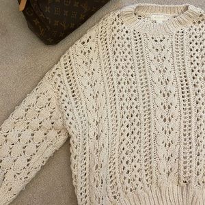 Loose knit sweater